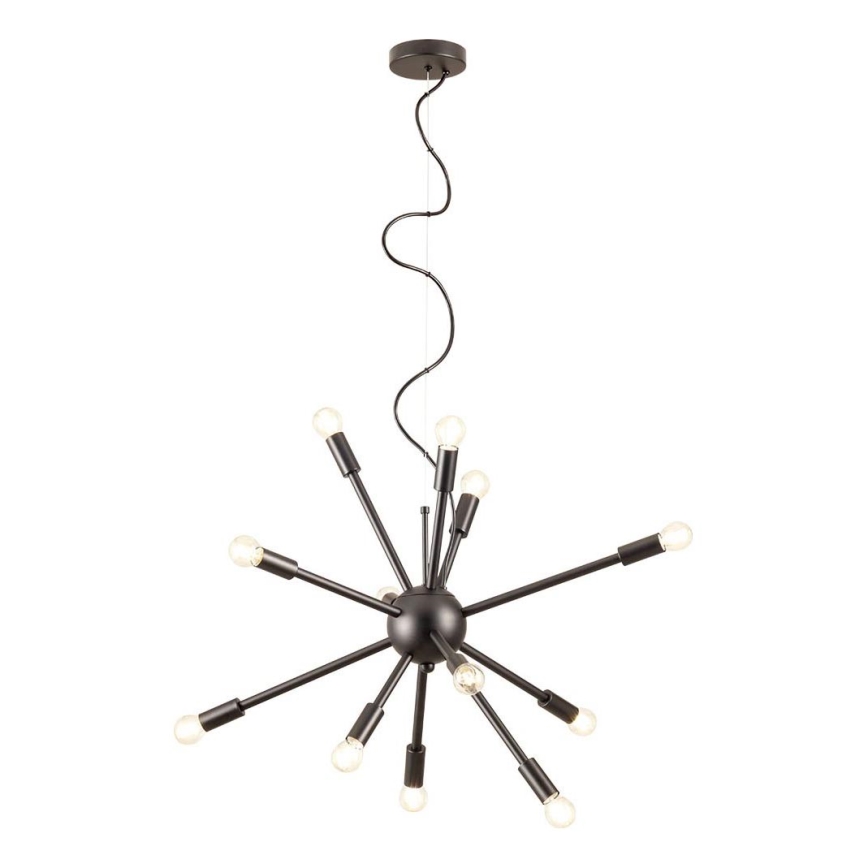 Redo 01-2934 - Suspension sur câble STELLAR 12xE14/25W/230V noire