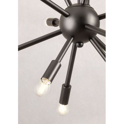 Redo 01-2934 - Suspension sur câble STELLAR 12xE14/25W/230V noire