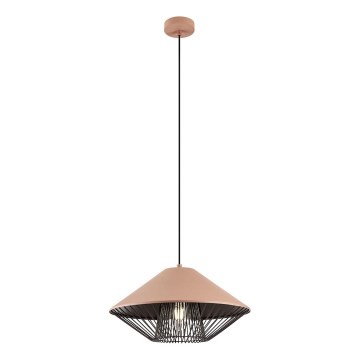 Redo 01-3005 - Suspension sur câble GRILL 1xE27/42W/230V Ø 39,6 cm noir/marron