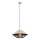Redo 01-3007 - Suspension sur câble GRILL 1xE27/42W/230V Ø 39,6 cm noir/beige