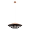 Redo 01-3009 - Suspension sur câble GRILL 1xE27/42W/230V Ø 49,5 cm noir/marron