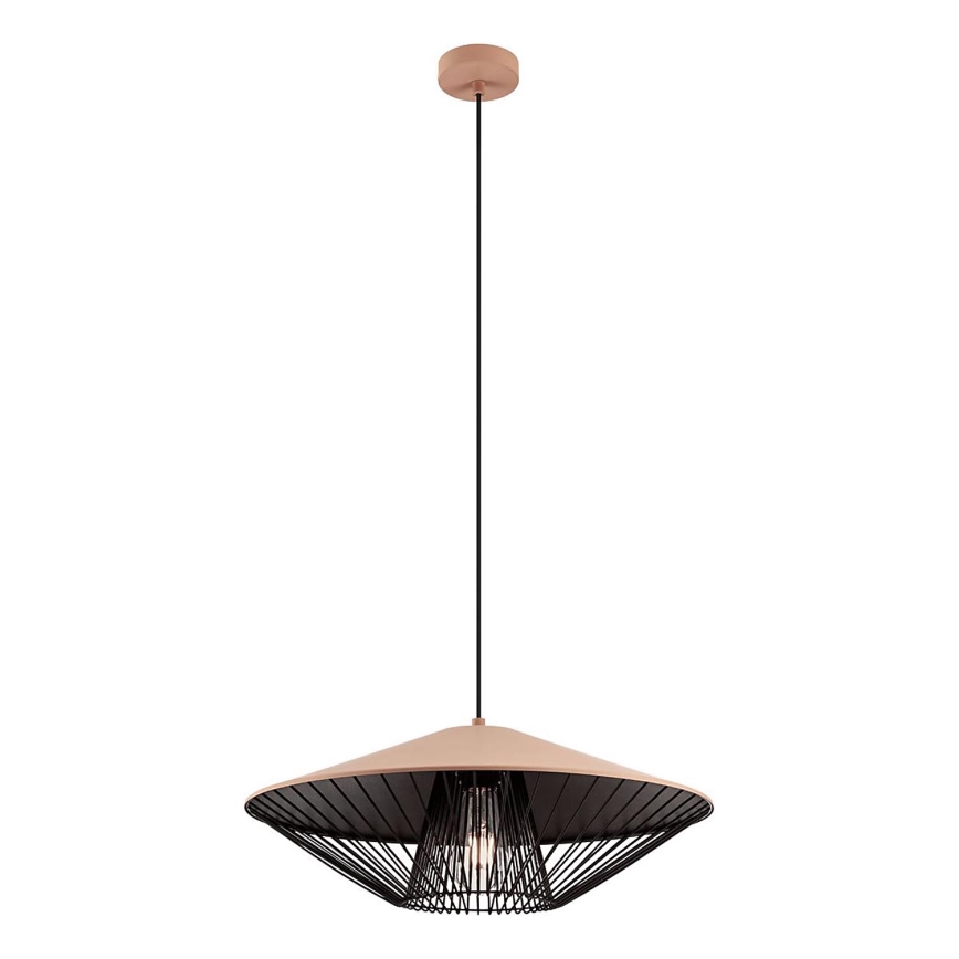 Redo 01-3009 - Suspension sur câble GRILL 1xE27/42W/230V Ø 49,5 cm noir/marron