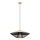 Redo 01-3011 - Suspension sur câble GRILL 1xE27/42W/230V Ø 49,5 cm noir/beige
