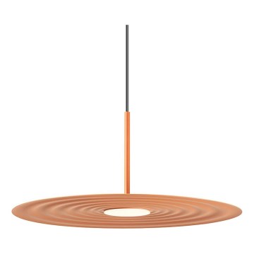 Redo 01-3045 - Suspension LED sur câble LAKE, 13 W / 230 V, IRC 90, Ø 50 cm, orange