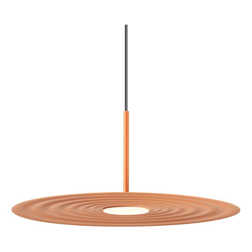 Redo 01-3045 - Suspension LED sur câble LAKE, 13 W / 230 V, IRC 90, Ø 50 cm, orange