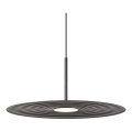 Redo 01-3047 - Suspension LED sur câble LAKE, 13 W, 230 V, IRC 90, Ø 50 cm, noire