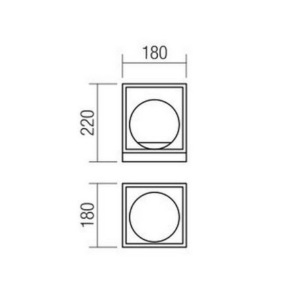 Redo 01-3052 - Lampe de table ZODIAC 1xE14/28W/230V