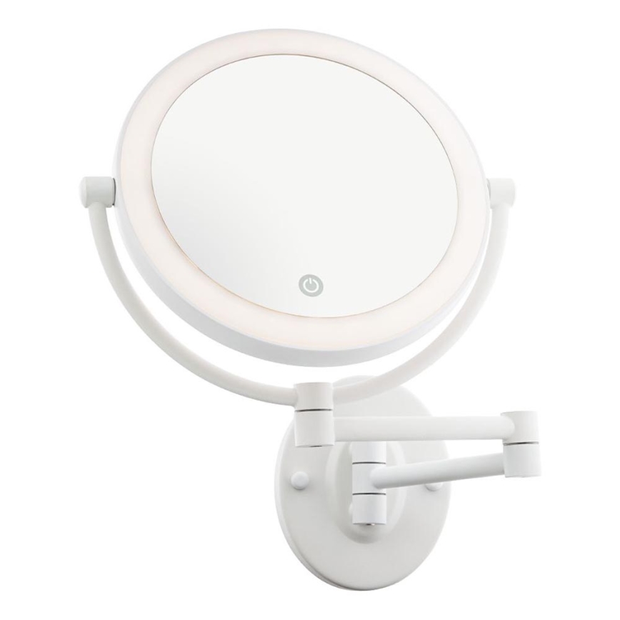 Redo 01-3087 - Miroir de maquillage tactile à intensité variable SELFIE LED/7W/230V 3000/4000/6000K blanc