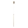 Redo 01-3115 - Suspension filaire LED TABOO LED/9W/230V laiton