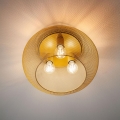 Redo 01-3139 - Plafonnier CROKET 3xE27/42W/230V d. 40 cm doré