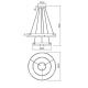 Redo 01-3179 - Suspension filaire à intensité variable LED CASTLE LED/60W/230V noir