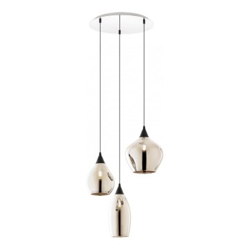 Redo 01-3192 - Suspension filaire TANNER 3xE14/28W/230V d. 37,6 cm