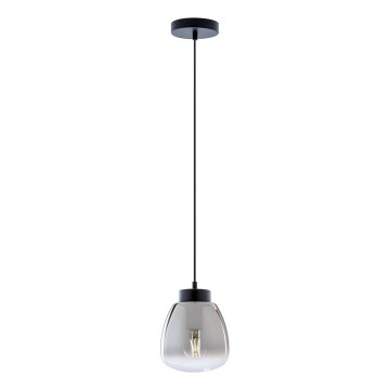 Redo 01-3196 - Suspension filaire LUKE 1xE27/42W/230V d. 17 cm noir