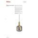 Redo 01-3213 - Suspension filaire BRINA 1xE27/23W/230V