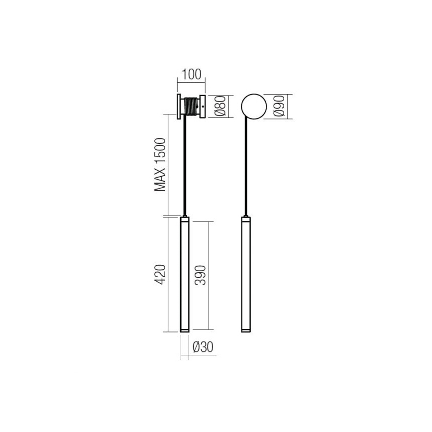 Redo 01-3301 - Applique murale LED dimmable SWING LED/9W/230V 3000/4000K CRI 90 blanche