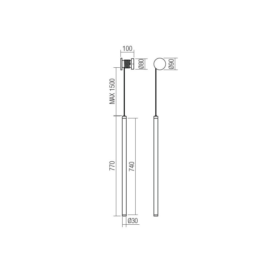 Redo 01-3304 - Applique murale LED dimmable SWING LED/16W/230V 3000/4000K IRC 90 noire