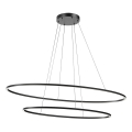 Redo 01-3343 - Suspension LED dimmable sur câble LEO LED/115W/230V 3000/4000K IRC 90 60x130 cm noire