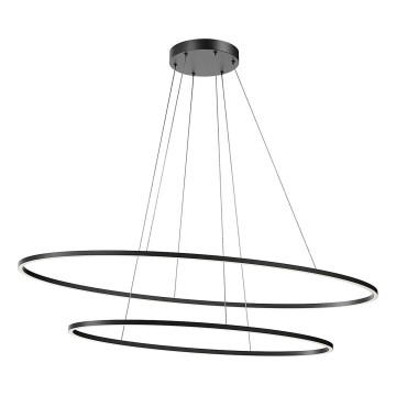 Redo 01-3343 - Suspension LED dimmable sur câble LEO LED/115W/230V 3000/4000K IRC 90 60x130 cm noire