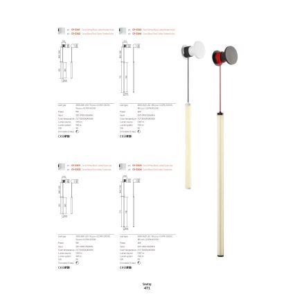 Redo 01-3361 - Applique murale LED dimmable SWING LED/9W/230V 3000/4000K IRC 90 blanc