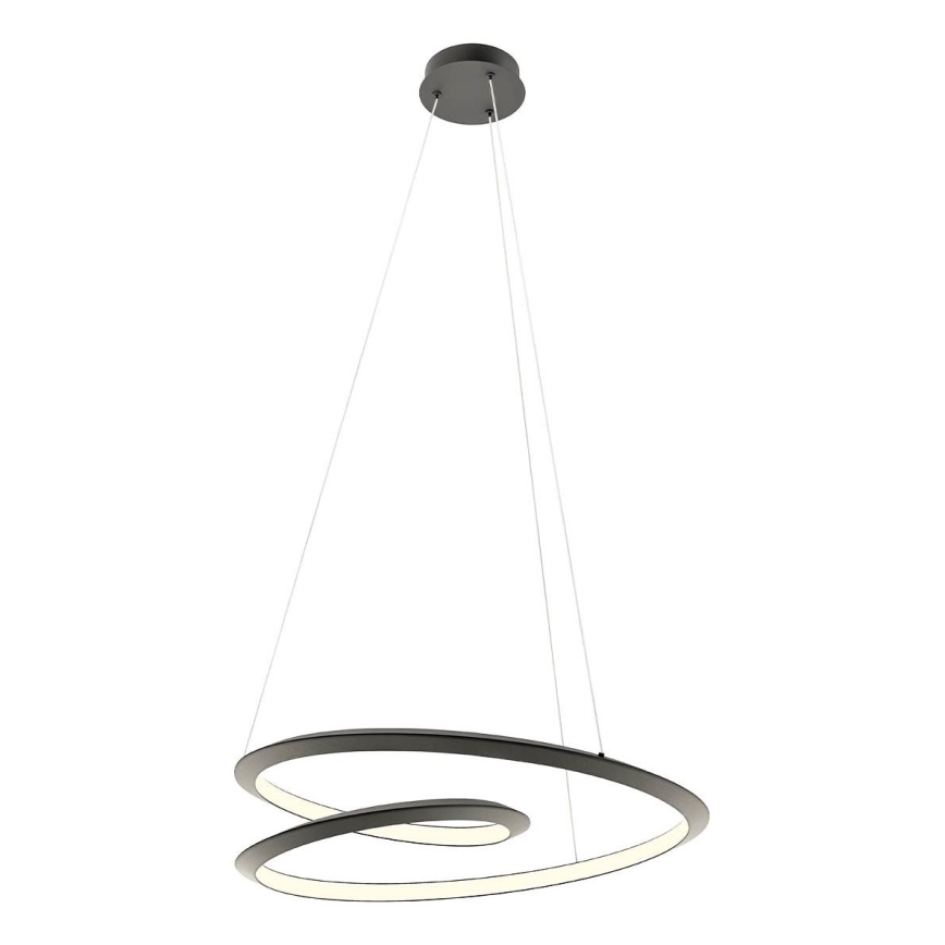 Redo 01-3378 - Suspension LED dimmable sur câble STORM LED/60W/230V 3000/4000/6000K IRC 90 Ø 80 cm noir