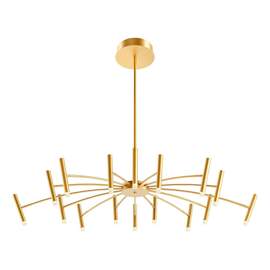 Redo 01-3450 - Lustre LED dimmable sur tige RAYEN LED/80W/230V CRI 90 doré
