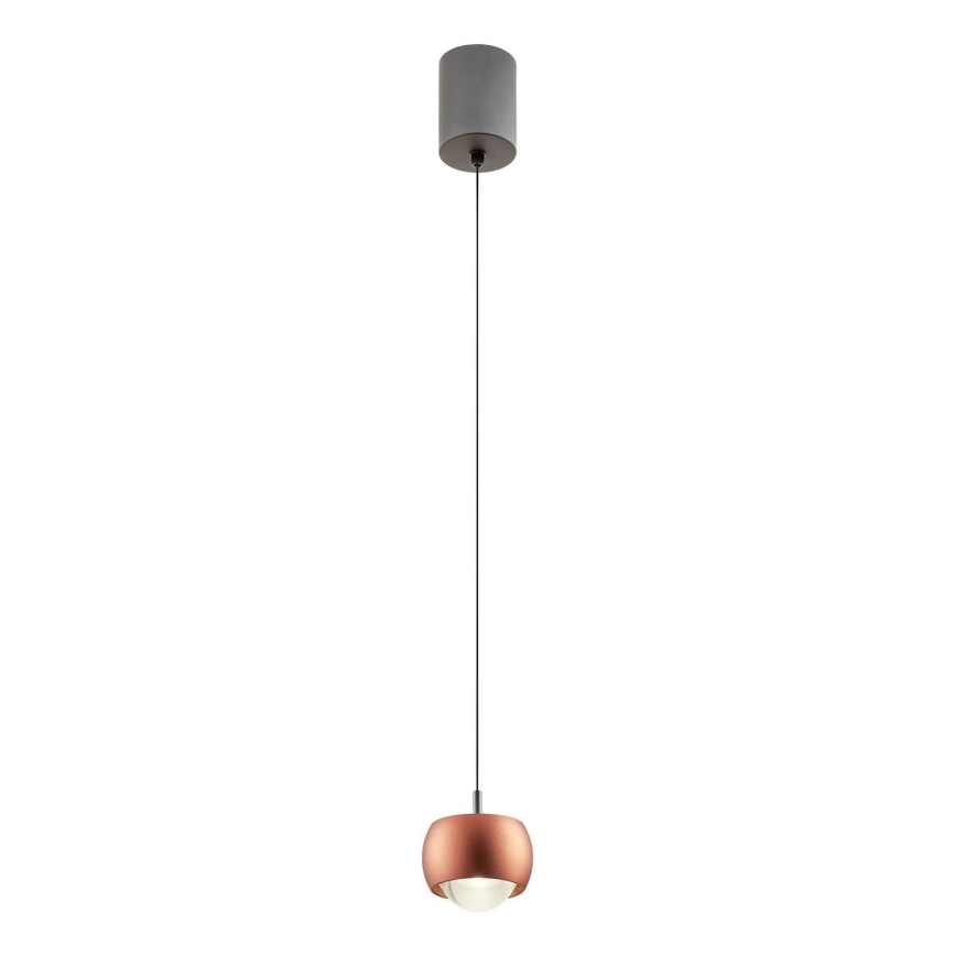 Redo 01-3548 - Suspension filaire AVES LED/12W/230V d. 9,6 cm CRI 90 cuivre