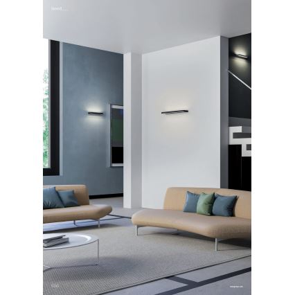 Redo 01-3555 - Applique murale SEED LED/30W/230V noir