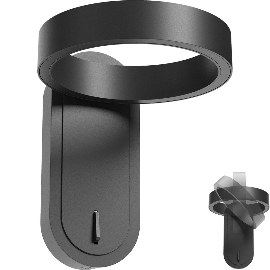 Redo 01-3764 - Applique murale KEEN LED/6W/230V CRI 90 noir