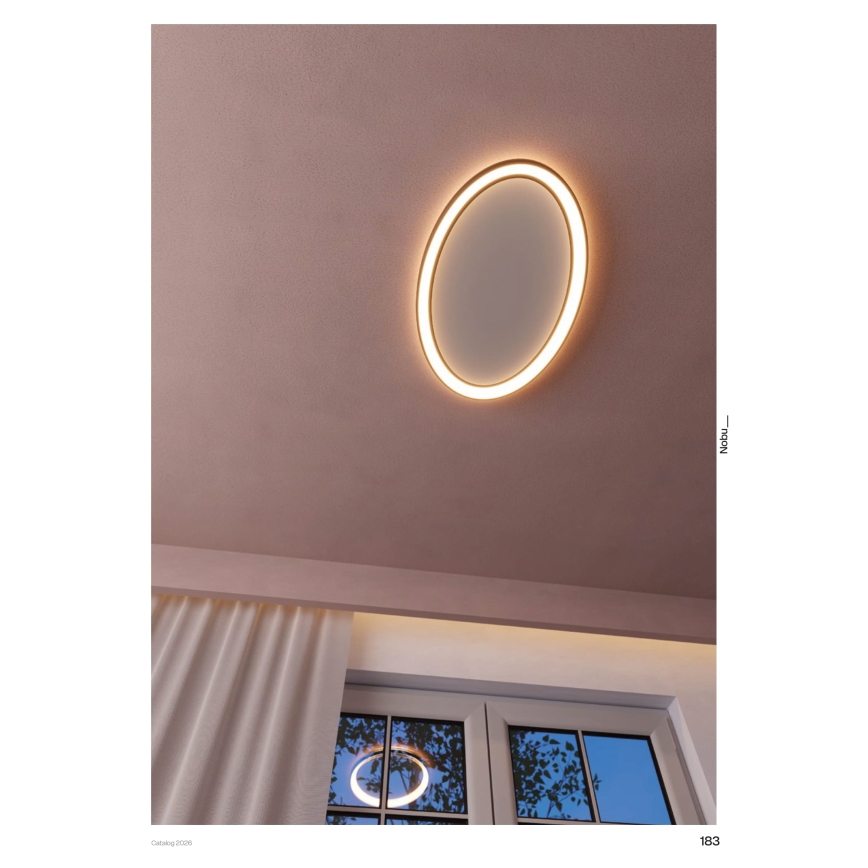 Redo 01-3807 - Plafonnier LED dimmable NOBU LED/60W/230V 3000/4000K CRI 90 doré