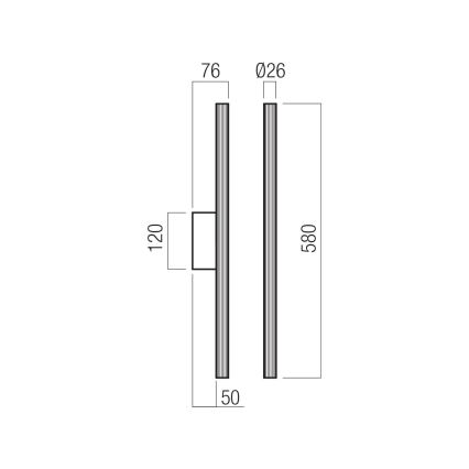 Redo 01-4058 - Applique murale LED dimmable NIKOS LED/10W/230V IRC 90 dorée