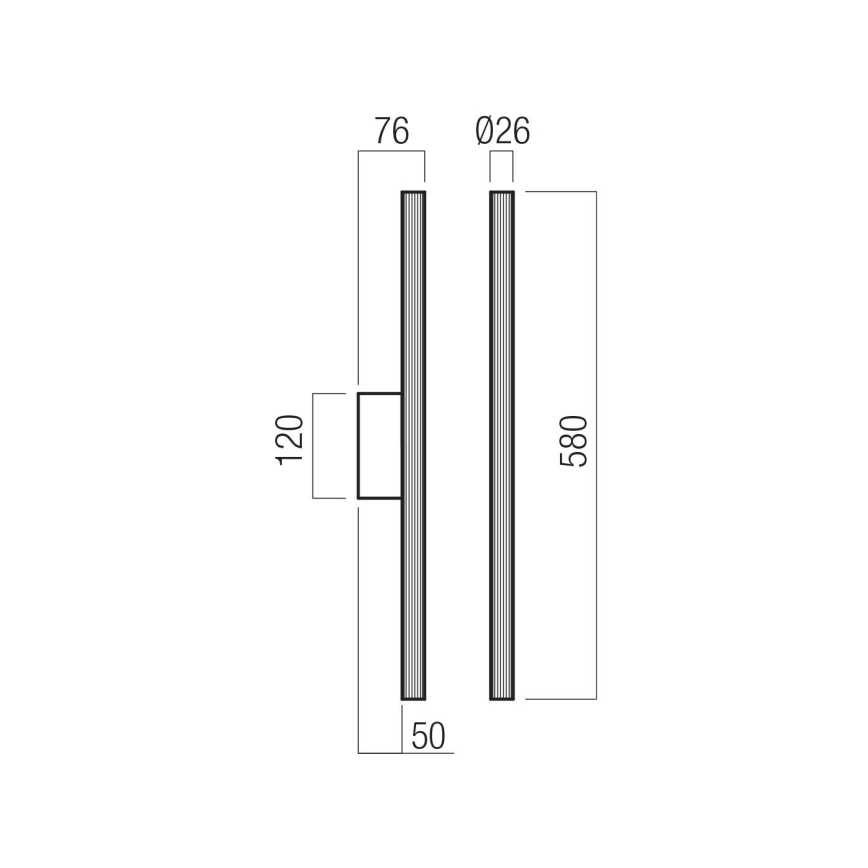 Redo 01-4058 - Applique murale LED dimmable NIKOS LED/10W/230V IRC 90 dorée