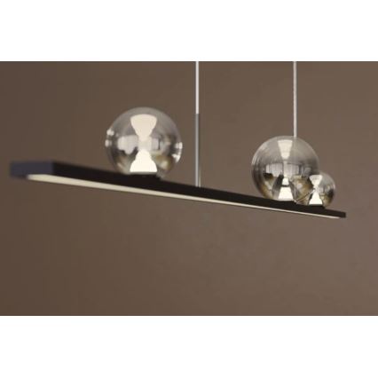 Redo 01-4302 - Suspension LED dimmable sur câble DUNE LED/48W/230V 3000K IRC 90 noir/fumé