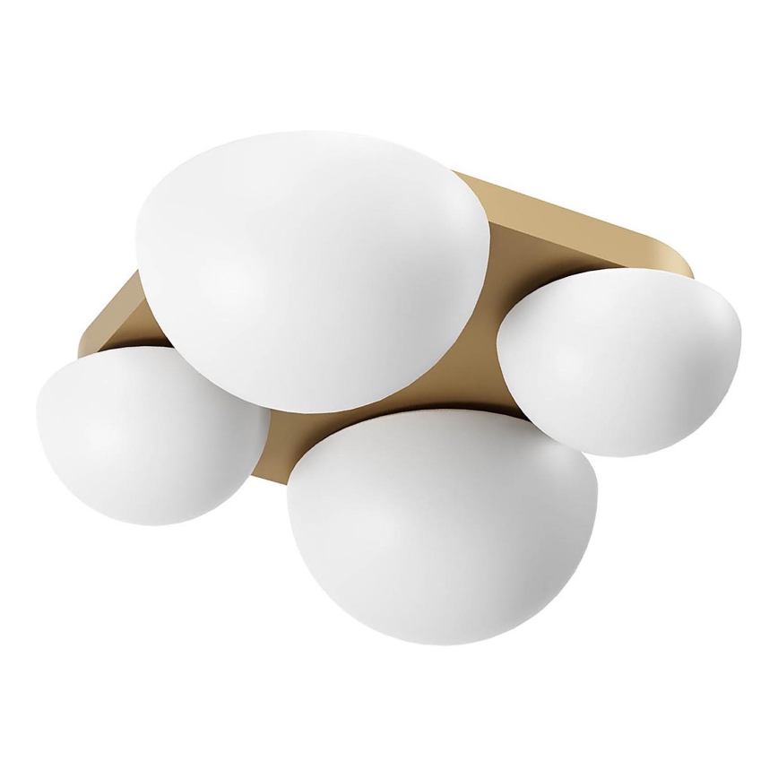 Redo 01-4332 - Plafonnier LED LUMIEN 4xLED/26W/230V 2700/3000K IRC 90 blanc/doré