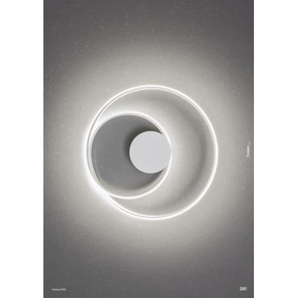 Redo 01-4354 - Applique murale dimmable TORSION LED/30W/230V 2700/3000/4000K IRC 90 blanche