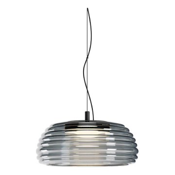 Redo 01-4541 - Suspension LED dimmable sur câble ONDULA LED/12W/230V 2700K/3000K IRC 90 Ø 32 cm noir/fumé