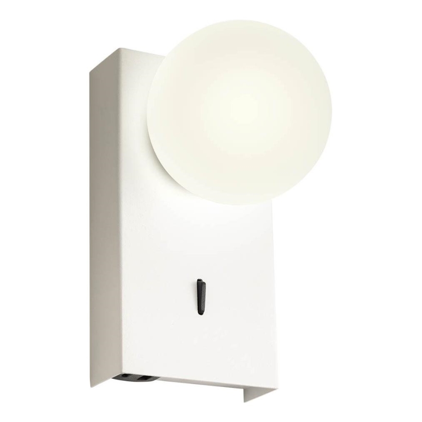 Redo 01-4656 - Applique murale LED NORMA LED/5W/230V IRC 90 USB blanche