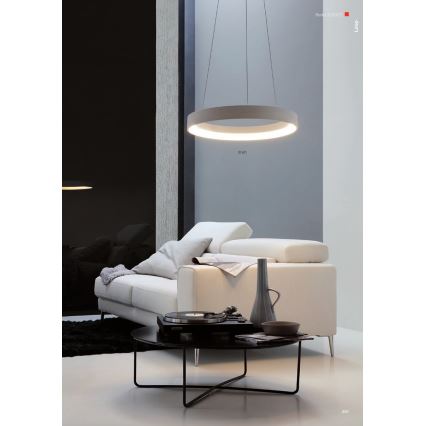 Redo 01-672 - Suspension filaire LOOP LED/48W/230V d. 60 cm blanc