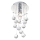Redo 01-881 - Lustre plafonnier en cristal DROPS 1xE14/28W/230V
