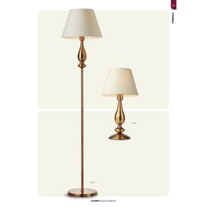 Redo 02-713 - Lampe de table FABIOLA 1xE27/28W/230V