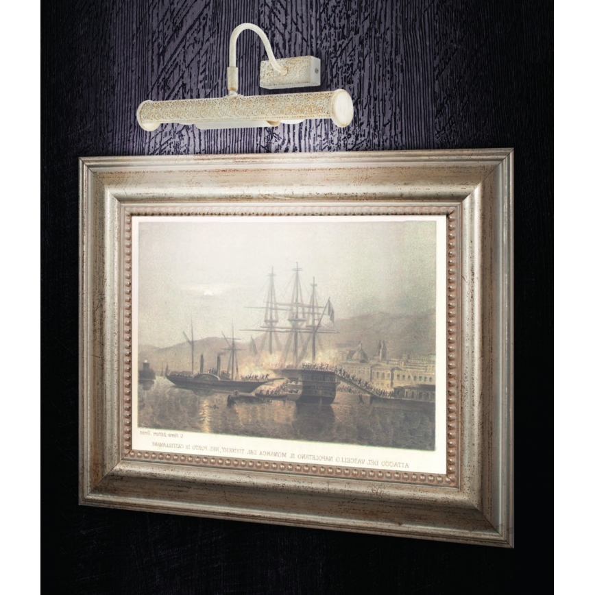 Redo 02-844 - Applique pour tableau CAIRO 2xE14/28W/230V 36 cm blanche