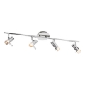 Redo 04-332 - Spot LED SLIM 4xLED/4W/230V chromé brillant