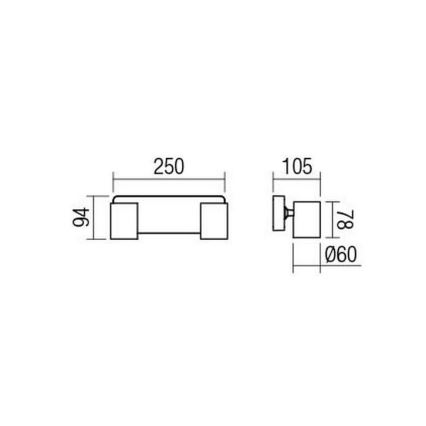 Redo 04-469 - Spot CAMEO 2xGU10/50W/230V