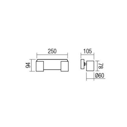 Redo 04-470 - Spot CAMEO 2xGU10/50W/230V