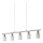 Redo 04-509 - Suspension sur câble VERTIGO 5xE14/28W/230V chrome brillant/blanc