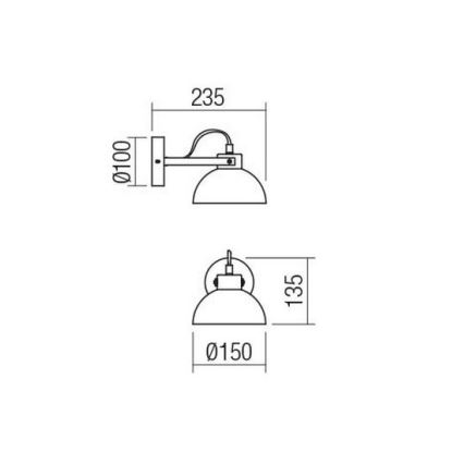 Redo 04-510 - Applique murale enfant EOLO 1xE27/42W/230V