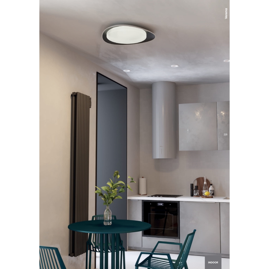 Redo 05-922 - Plafonnier VERENA LED/24W/230V anthracite
