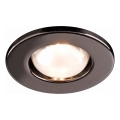 Redo 70217 - Plafonnier FR 1xE14/30W/230V chrome noir