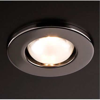 Redo 70217 - Plafonnier FR 1xE14/30W/230V chrome noir