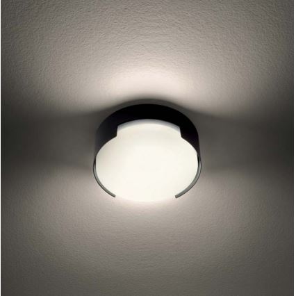 Redo 90004 - Plafonnier extérieur SKOR LED/12W/230V d. 15 cm IP54 marron