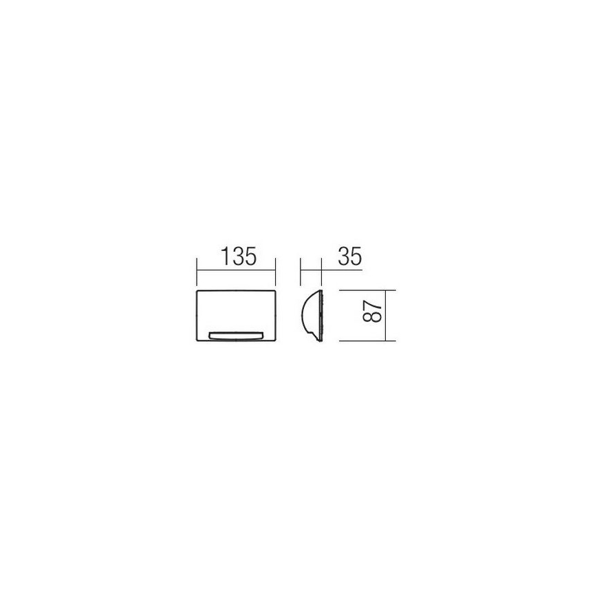Redo 90009 - Applique d'orientation extérieure TAMPA LED/11W/230V IP54 blanche